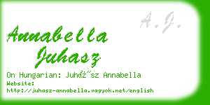 annabella juhasz business card